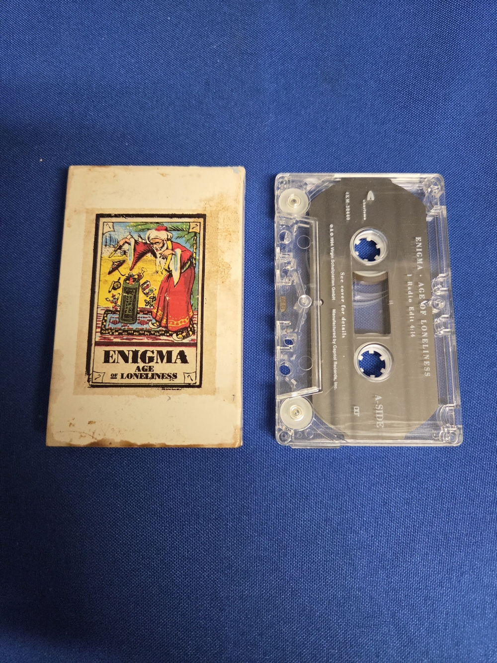 Enigma Age of Loneliness Single Cassette Tape (EMI 1994) New age 90s